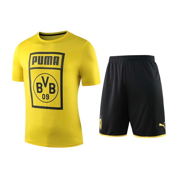 Trainingsshirt Borussia Dortmund Komplett Set 2019-20 Gelb Schwarz Fussballtrikots Günstig